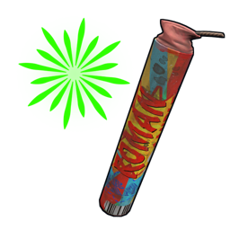 Green Roman Candle