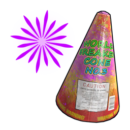 Violet Volcano Firework