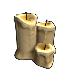 Conjunto de velas pequenas