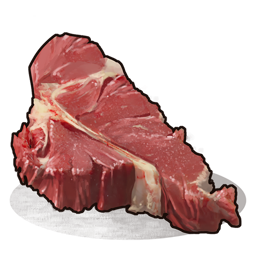 Rohes Wolfsfleisch